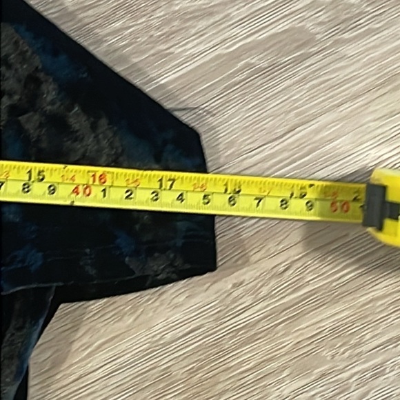 Who What Wear Women’s Midi Dress Small Black Crushed Velvet Ruffle Whimsigoth - Picture 11 of 15